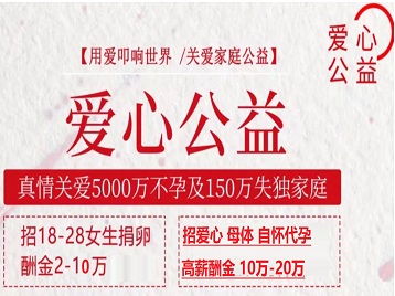井陉捐卵助孕生子 爱心志愿者招募